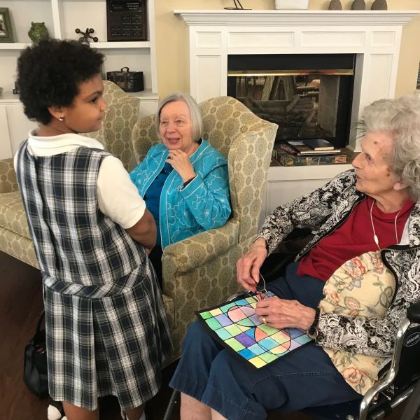 Read More - First Grade Delivers Artwork to Elders